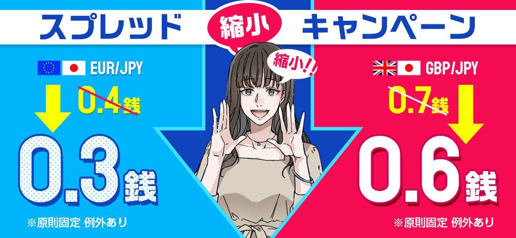 スプレッド縮小キャンペーン(2022年4月)