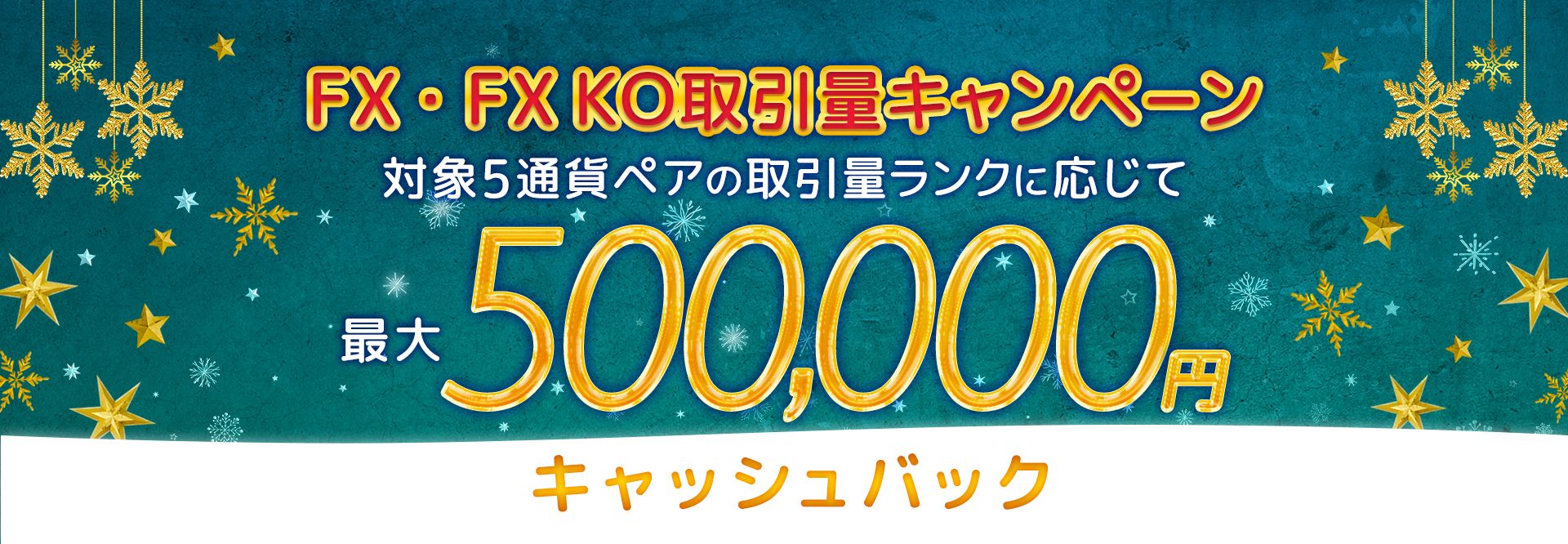 FX・FXKO取引量キャンペーン 